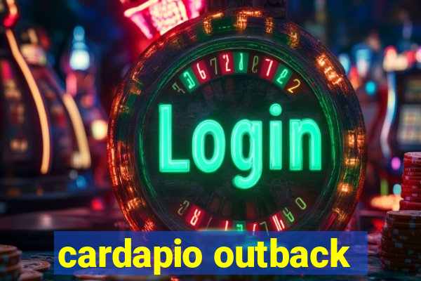 cardapio outback